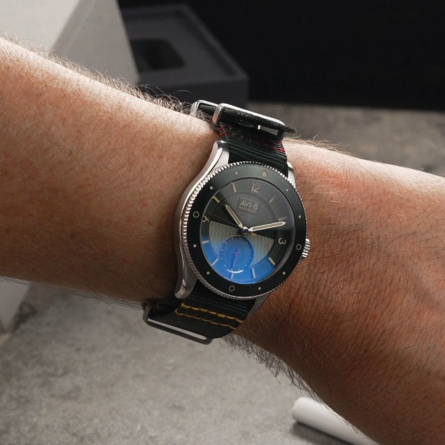 AVI-8 | Flyboy Airmaster Sector Meca-Quartz | 40mm | Vert Green